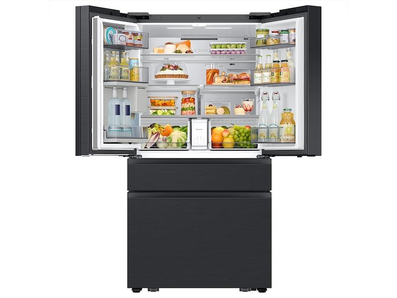 Samsung RF90F29AECE Bespoke 29 Cu. Ft. 4-Door French Door Refrigerator With Ai Family Hub™+ & Ai Vision Inside™ In Charcoal Glass And Black/Charcoal