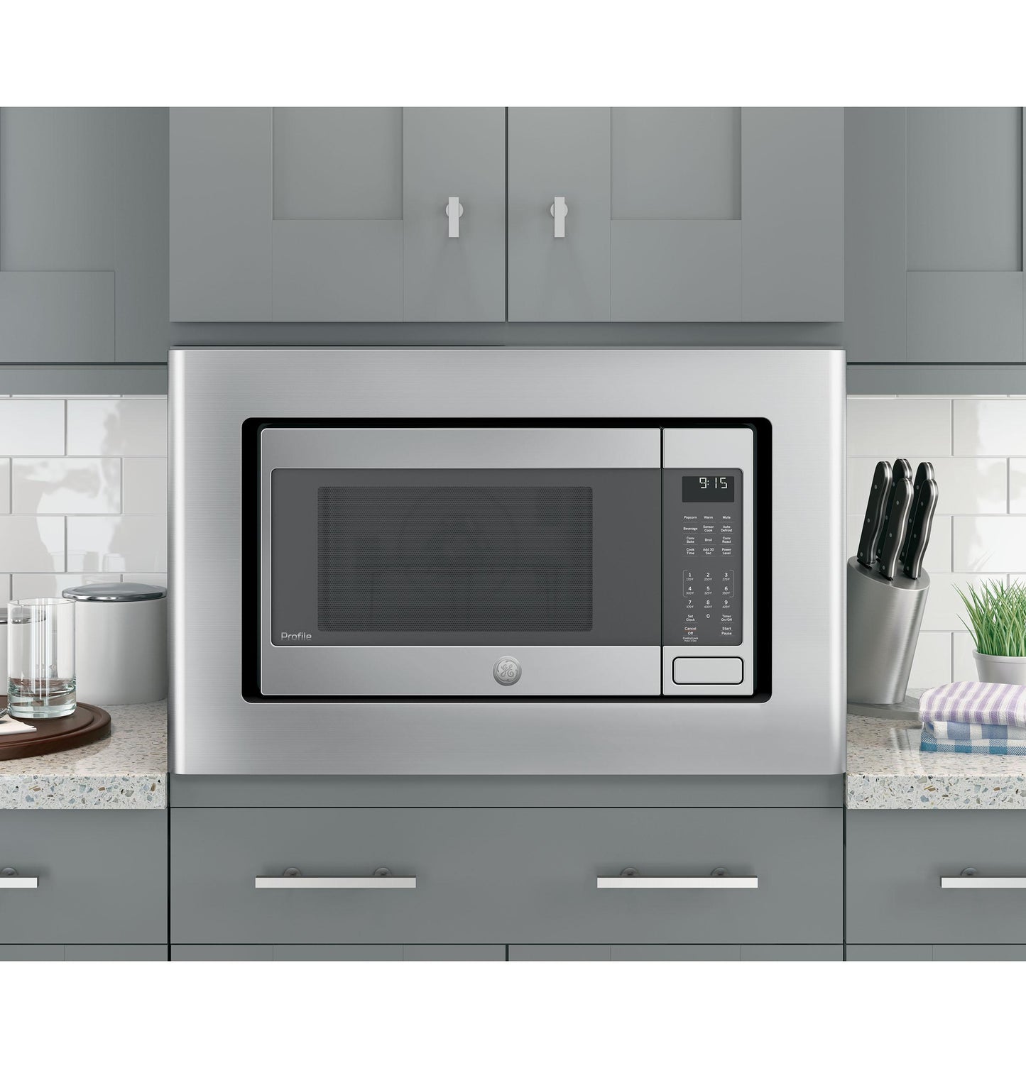Ge Appliances PCWK15C1WSS Ge Profile™ 1.5 Cu. Ft. Countertop Convection/Microwave Oven