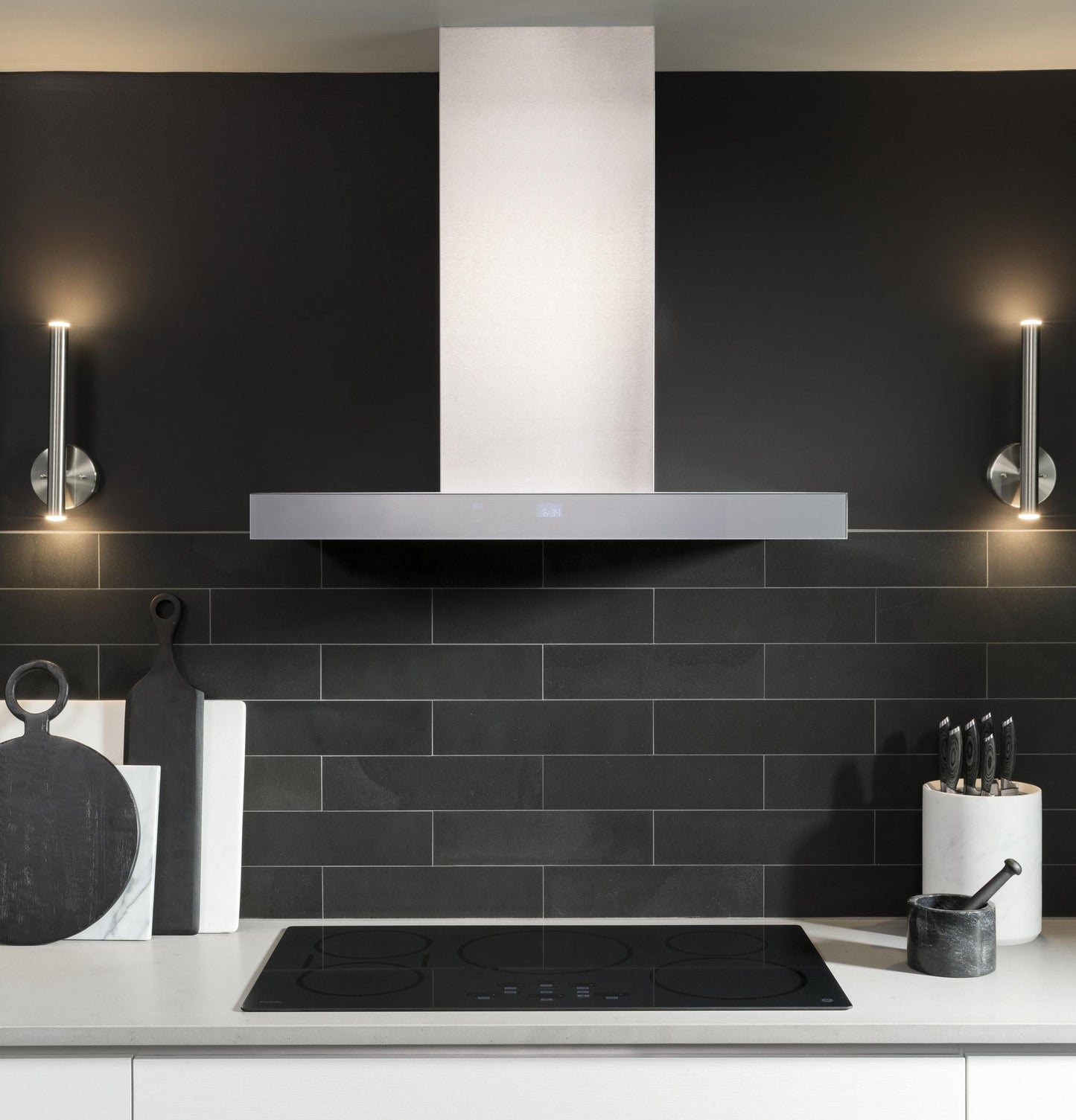 Haier UVW9361SLSS 36" Smart Designer Wall Mount Hood W/ Perimeter Venting