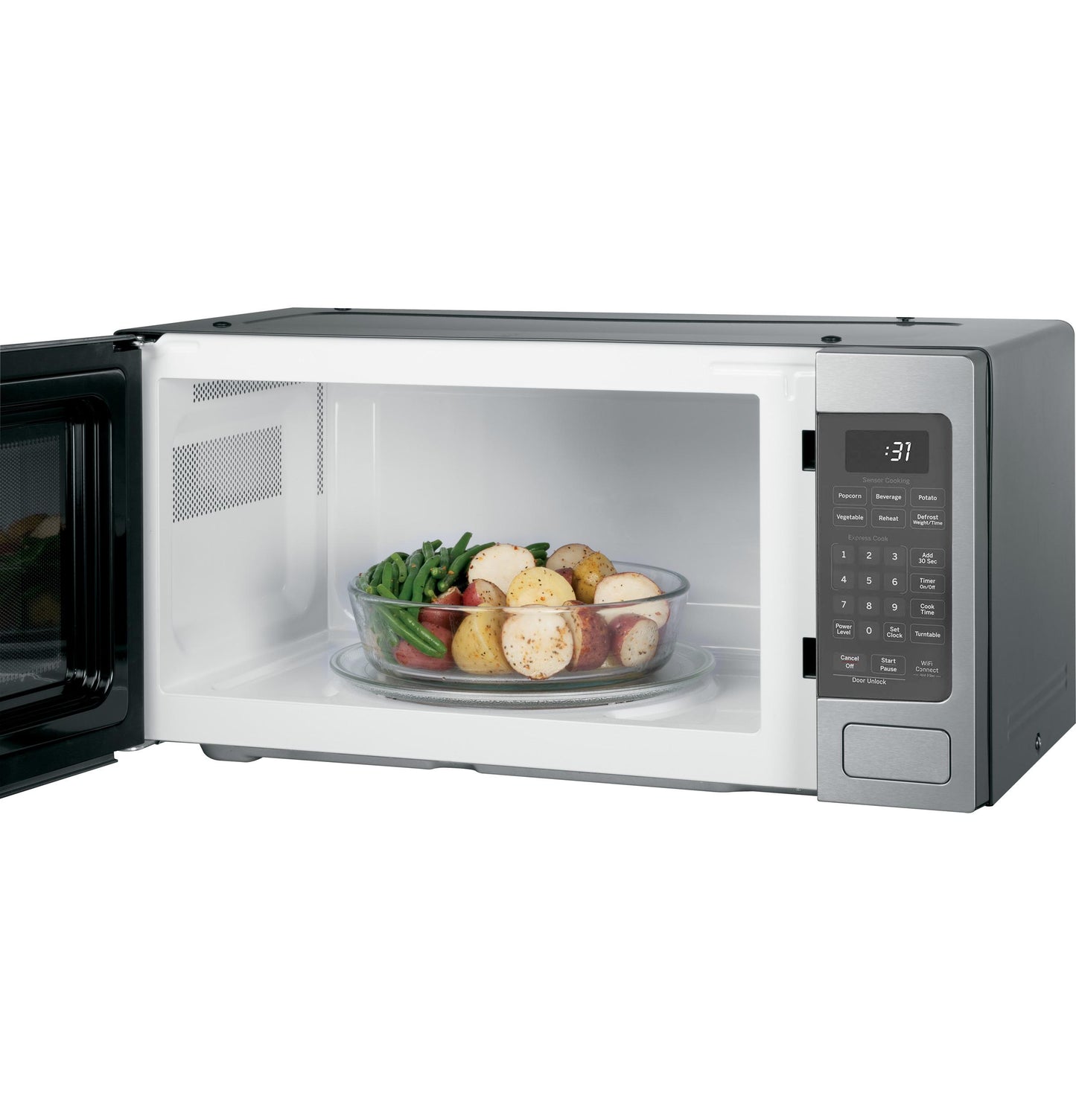 Ge Appliances PCHK11S1WSS Ge Profile™ 1.1 Cu. Ft. Countertop Microwave Oven