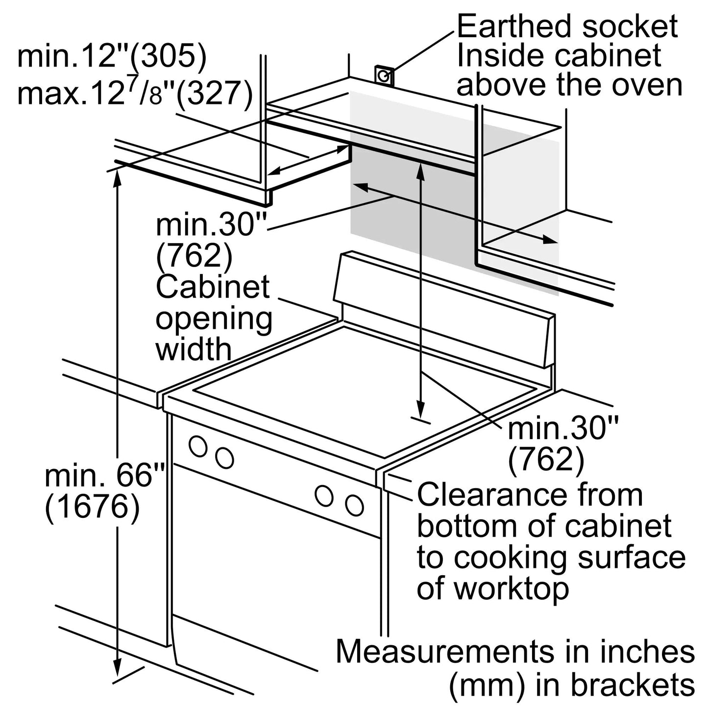 Bosch HMV3051U 30" Left Sideopening Door, Stainless Steel