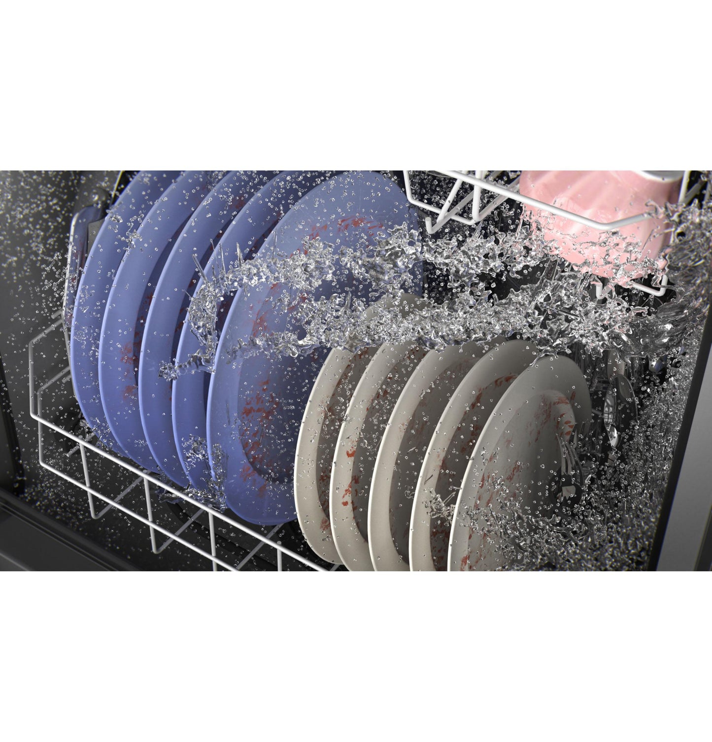 Ge Appliances GDT595HYYFS Ge® Energy Star® Top Control Hybrid Tub Dishwasher With Third Rack, Bottle Jets, Dry Boost & 50 Dba
