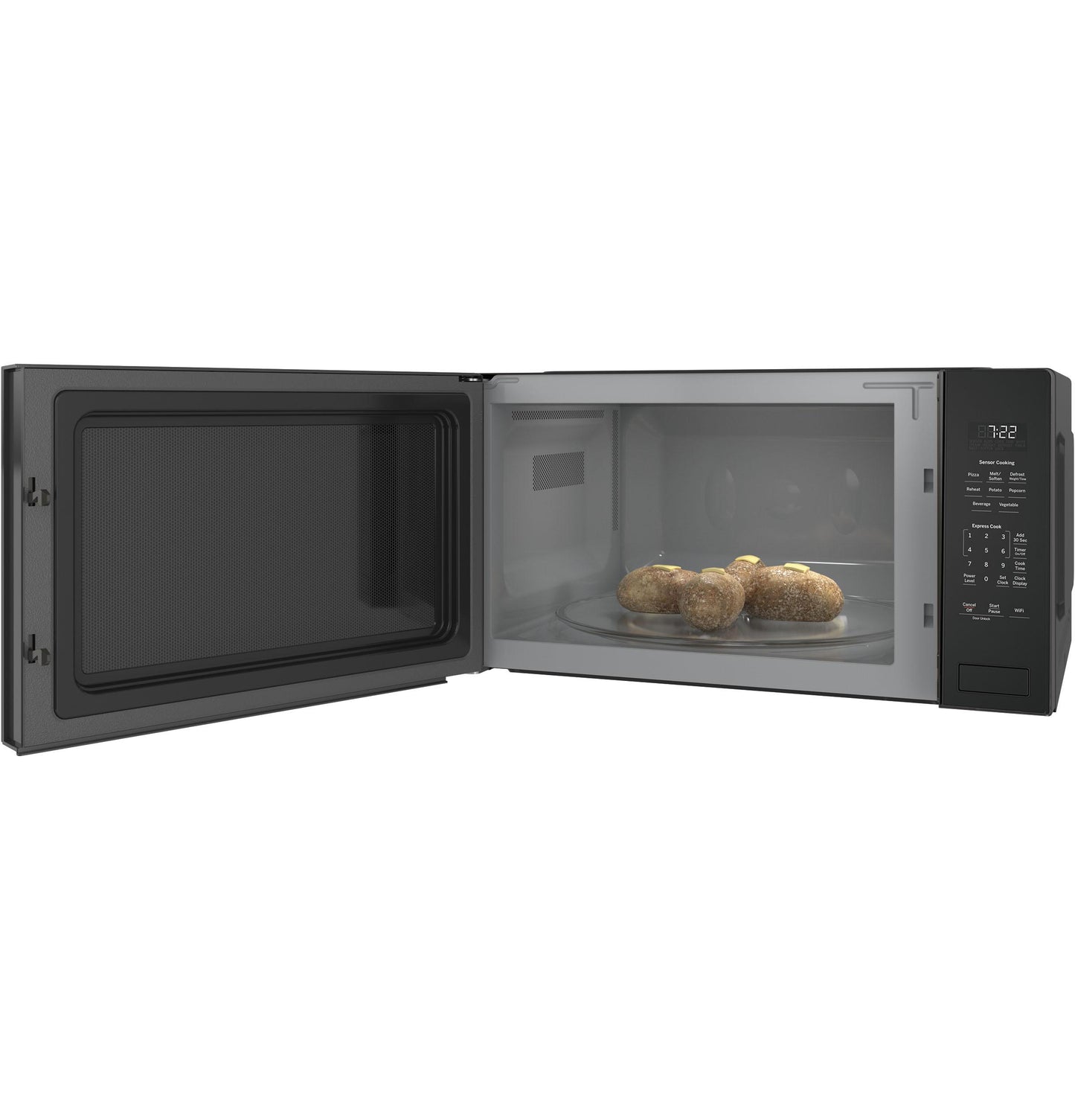 Ge Appliances PCWK22U1WDD Ge Profile™ 2.2 Cu. Ft. Built-In Sensor Microwave Oven