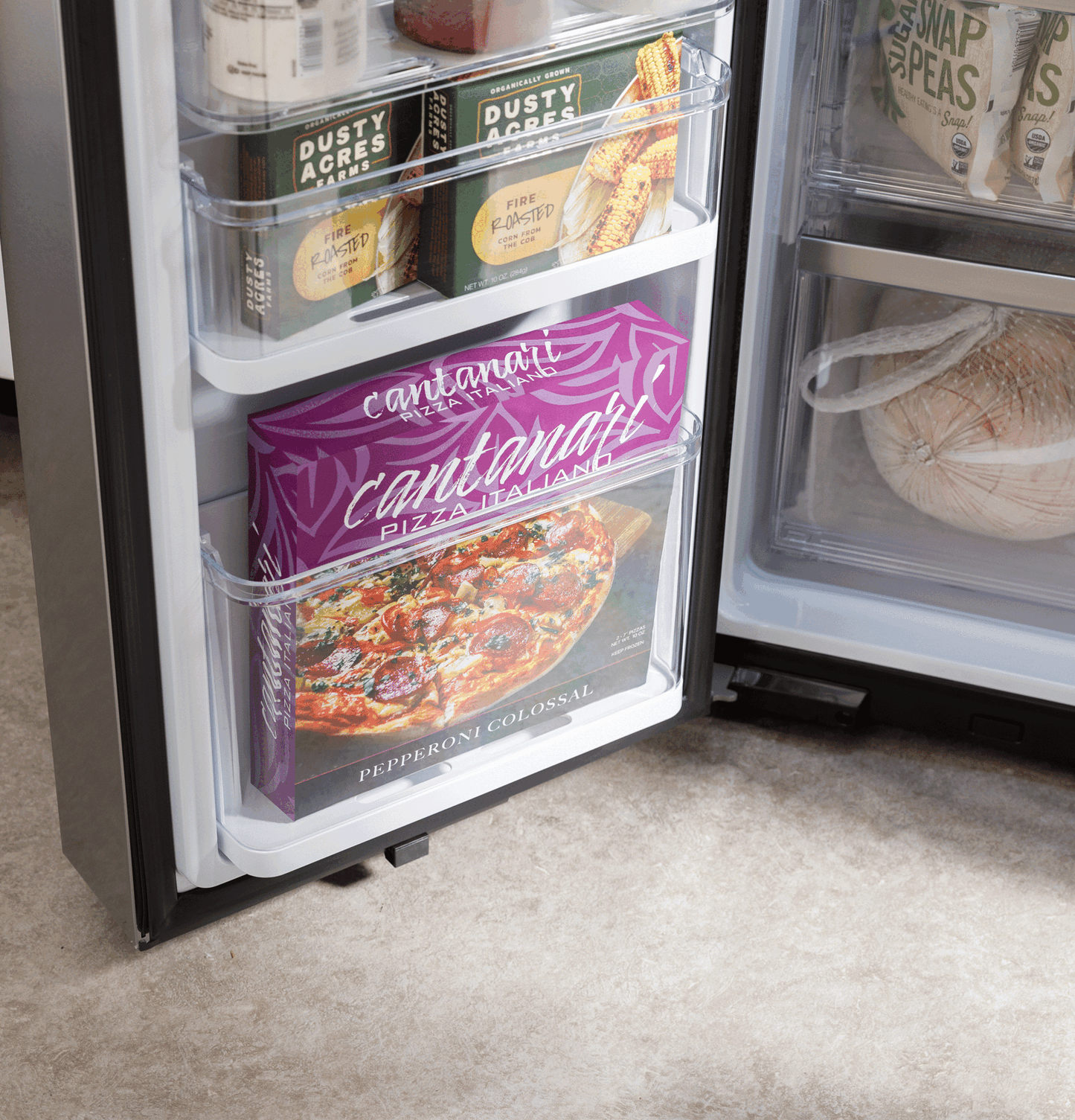 Ge Appliances PHD23BYWFS Ge Profile™ Energy Star® 22.9 Cu. Ft. Counter-Depth Quad-Door Refrigerator With Dual-Dispense Autofill Pitcher And Door In Door
