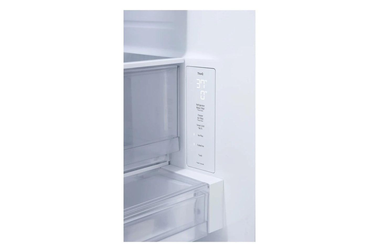 Lg LF25Z6211S 25 Cu. Ft. Counter-Depth Max™ With Zero Clearance™ 3-Door French Door Refrigerator With Thin Door Design