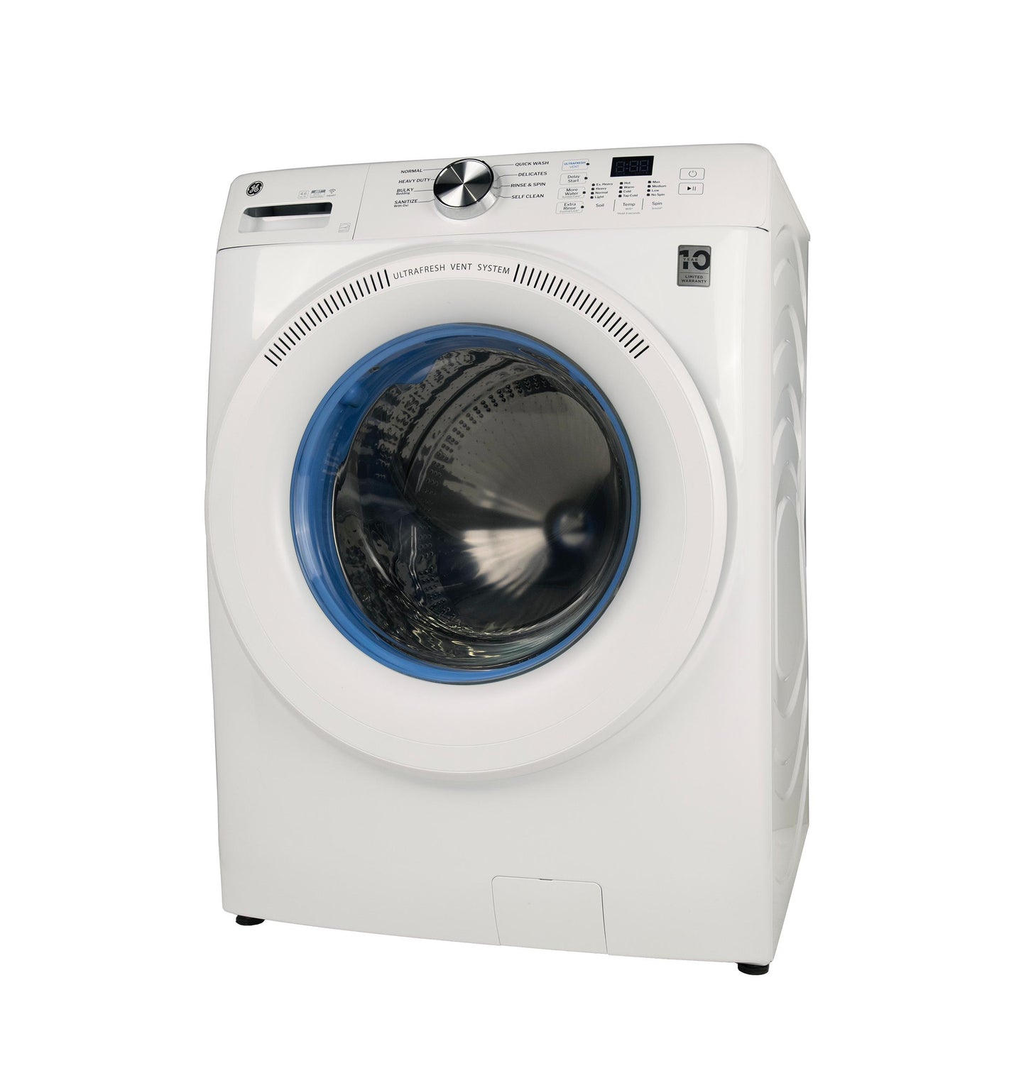Ge Appliances GFW350SSYWW Ge® Energy Star® 4.6 Cu. Ft. Capacity Smart Front Load Washer With Ultrafresh Vent System With Odorblock™