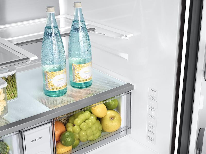 Samsung RF70F29DER Bespoke 29 Cu. Ft. 4-Door French Door Refrigerator With Inner Beverage Center™ & Flexzone™ Drawer In Stainless Steel