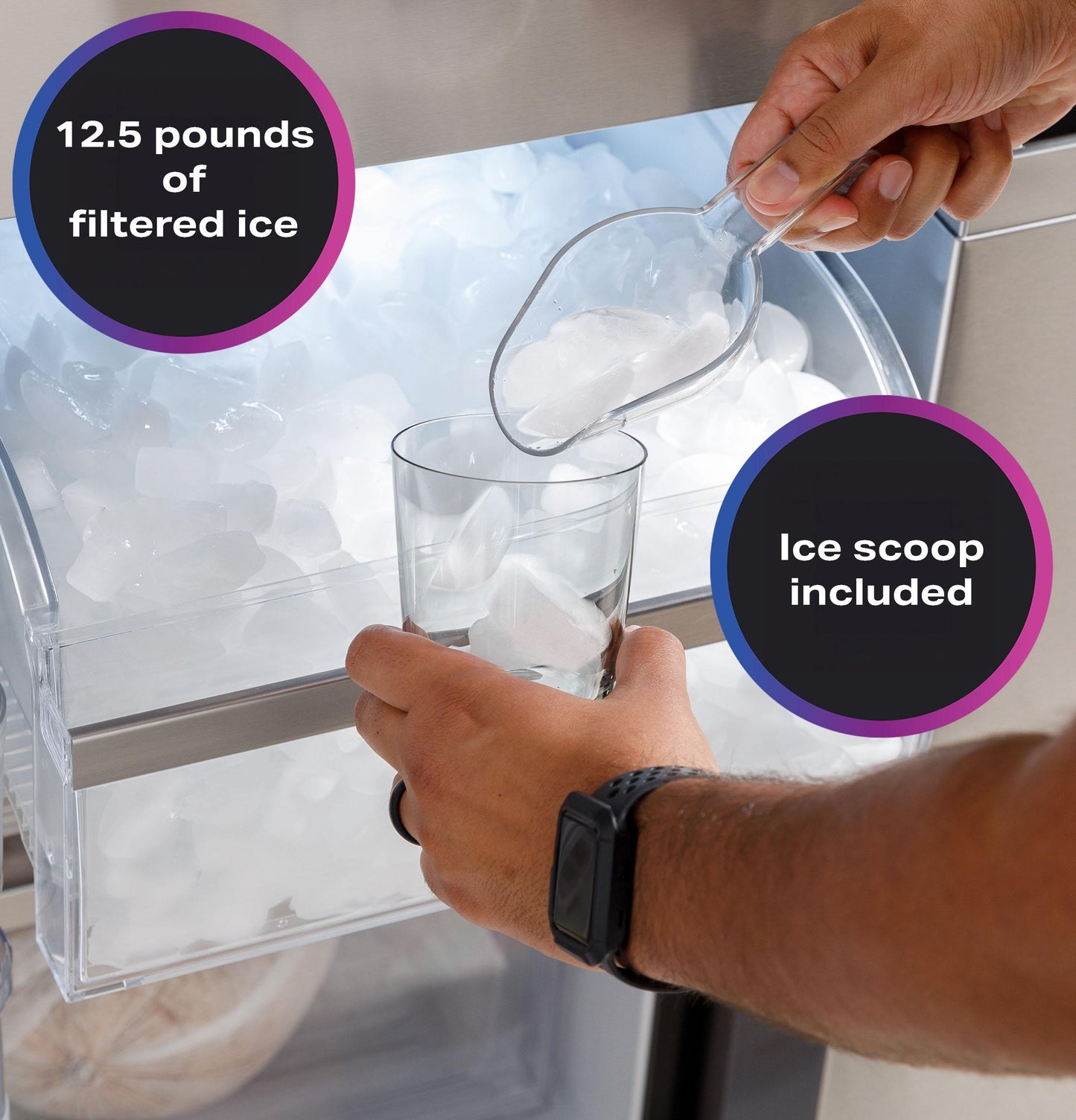 Ge Appliances PAE28BYTFS Ge Profile™ Energy Star® 28.3 Cu. Ft. Quad-Door Refrigerator With Dual-Dispense Autofill Pitcher