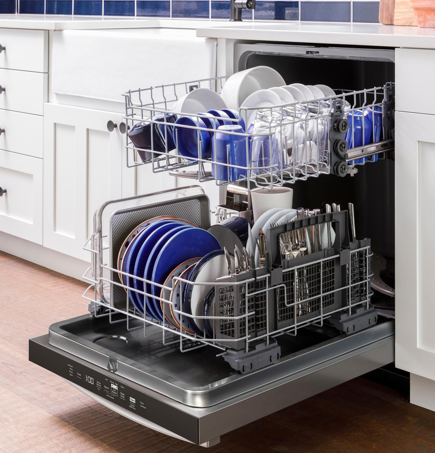 Ge Appliances GDT565HSYSS Ge® Energy Star® Top Control Hybrid Tub Dishwasher With Dry Boost & 52 Dba