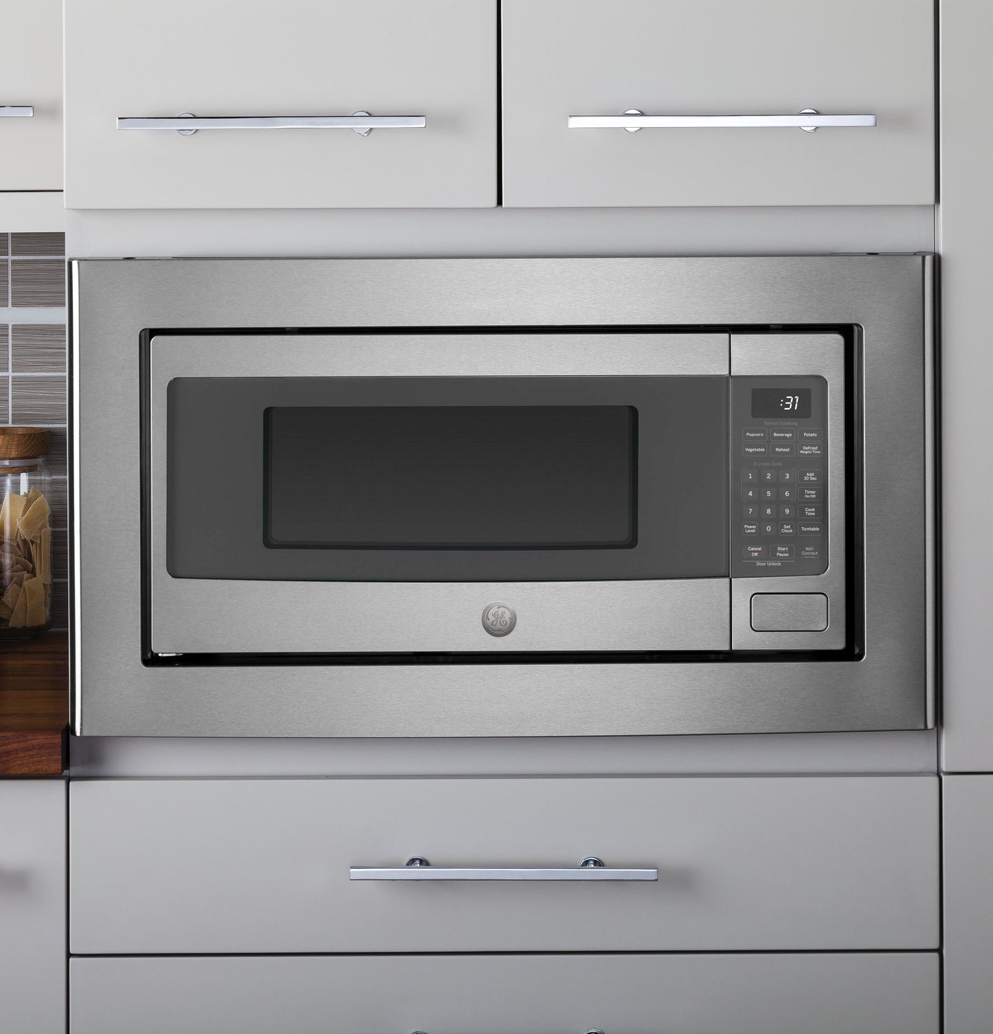 Ge Appliances PCHK11S1WSS Ge Profile™ 1.1 Cu. Ft. Countertop Microwave Oven