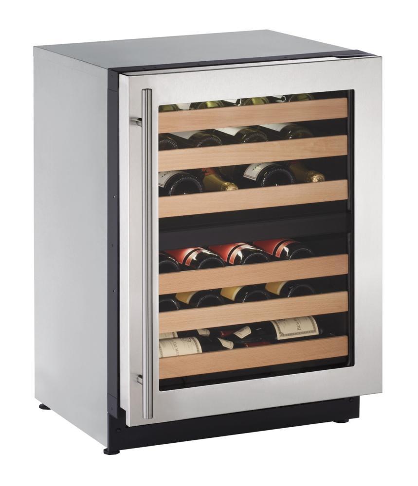 U-Line U2224ZWCS00A 24" Wine Captain ® Model Stainless Frame Right-Hand Hinge