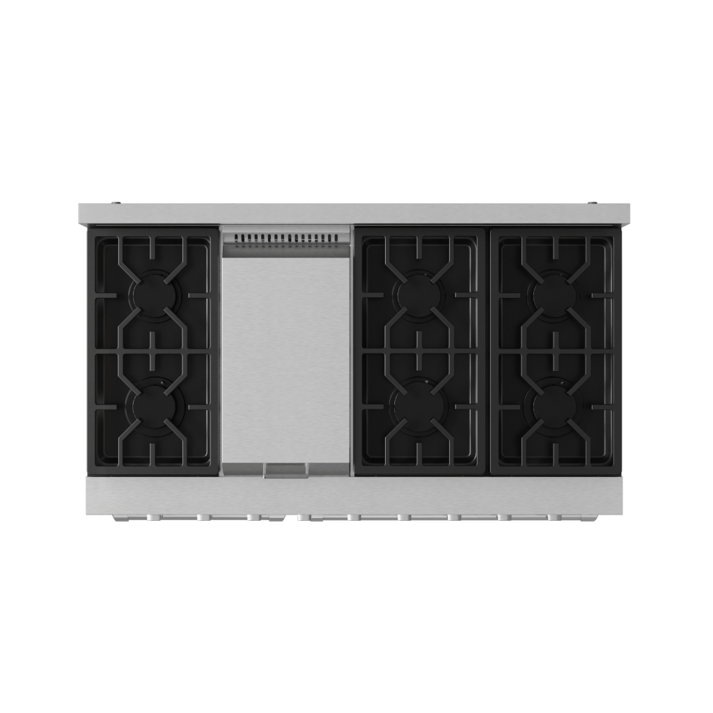 Thor Kitchen RSG48ELP 48 Inch Professional Lp Range With Pro-Style Knobs In Stainless Steel Gordon Ramsay Series - Rsg48Elp