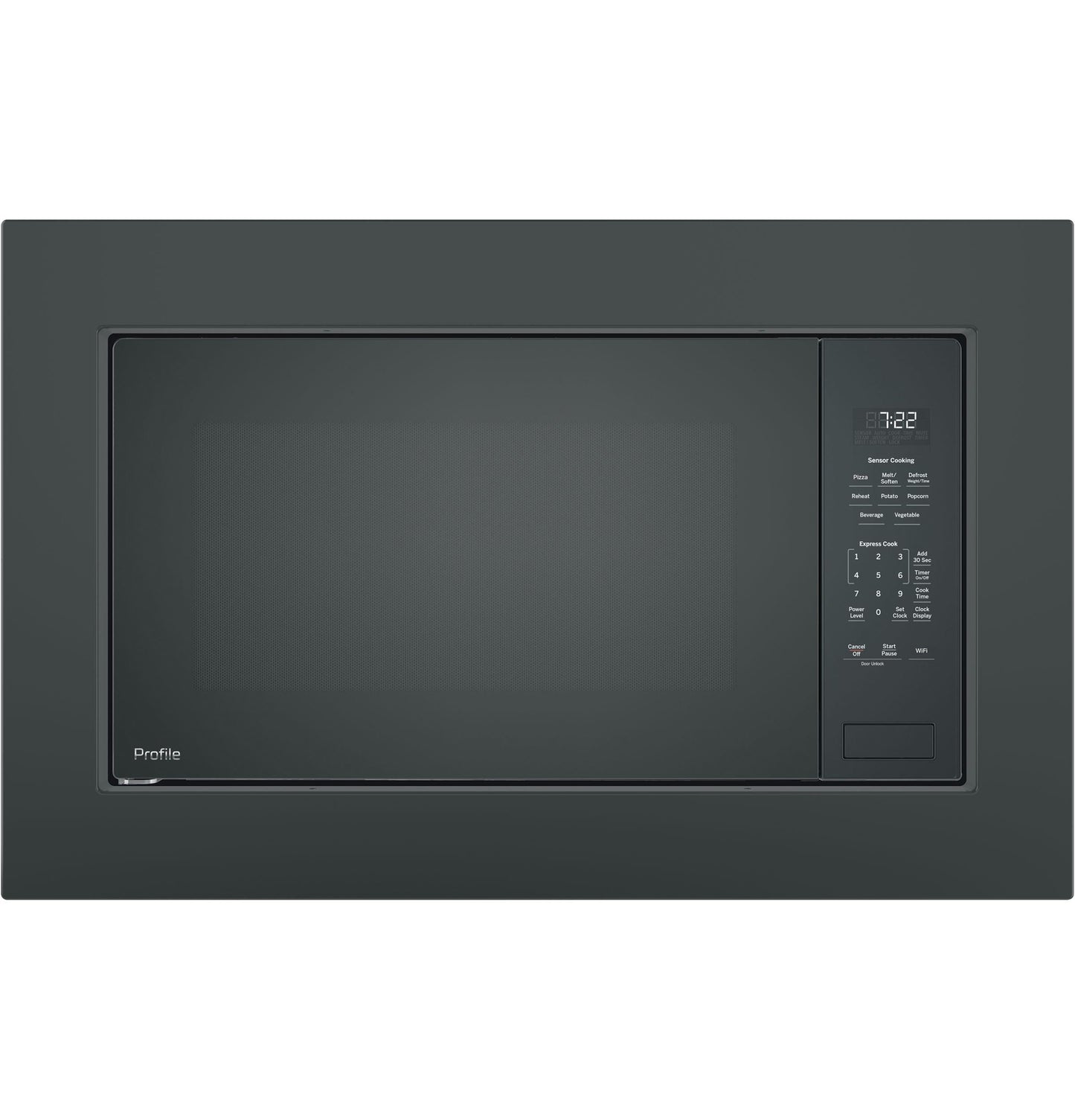 Ge Appliances PCWK22U1WBB Ge Profile™ 2.2 Cu. Ft. Built-In Sensor Microwave Oven
