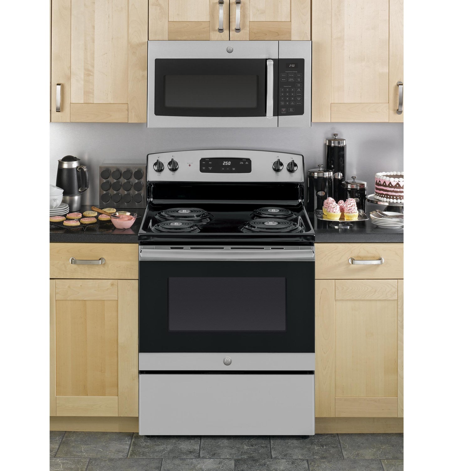 Ge Appliances JVM3160RTSS Ge® 1.6 Cu. Ft. Over-The-Range Microwave Oven