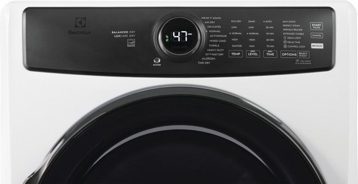 Electrolux ELFG7738AW Electrolux Front Load Perfect Steam™ Gas Dryer With Luxcare® Dry And Instant Refresh - 8.0 Cu. Ft.