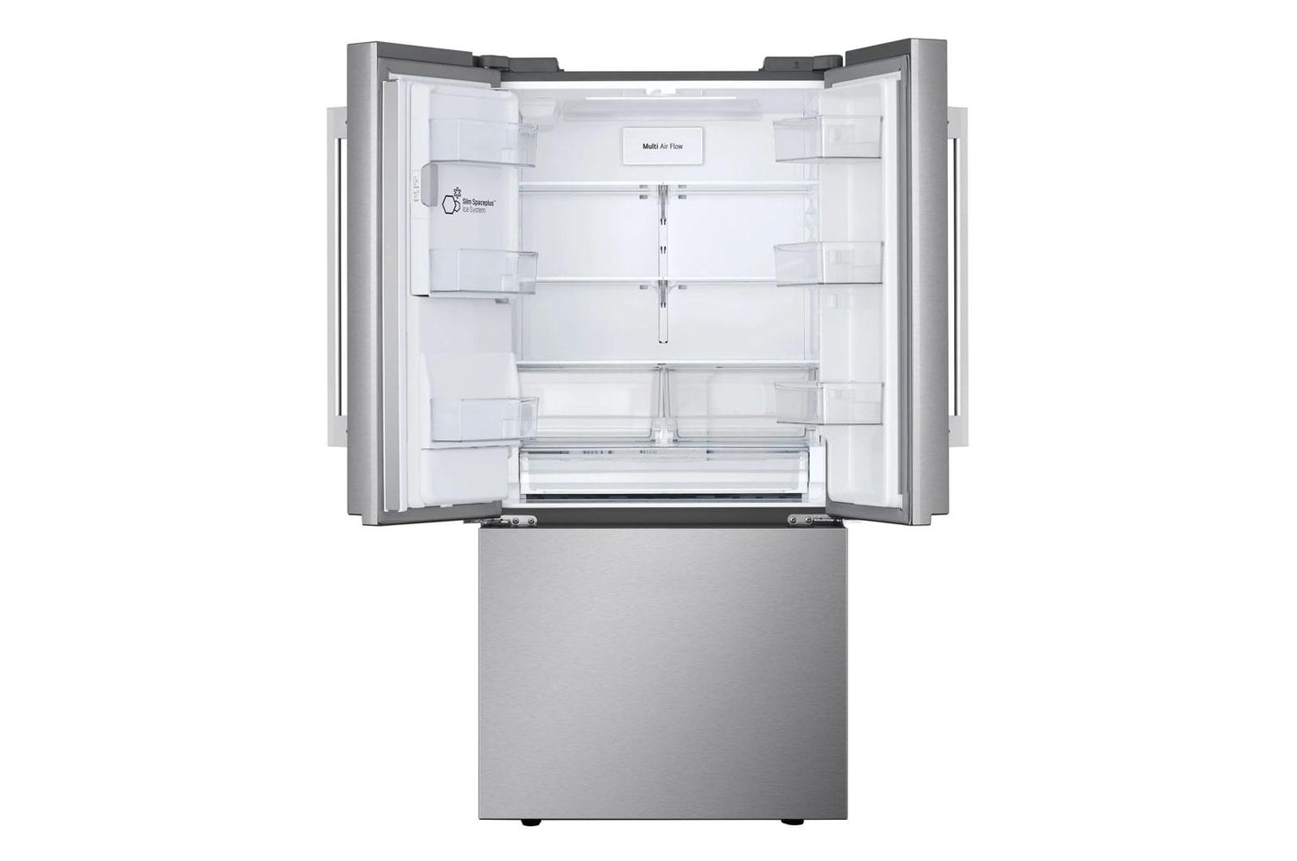 Lg LF20G6331S 20 Cu. Ft. 3-Door French Door, Counter-Depth Max™ Refrigerator With Hybrid Handles