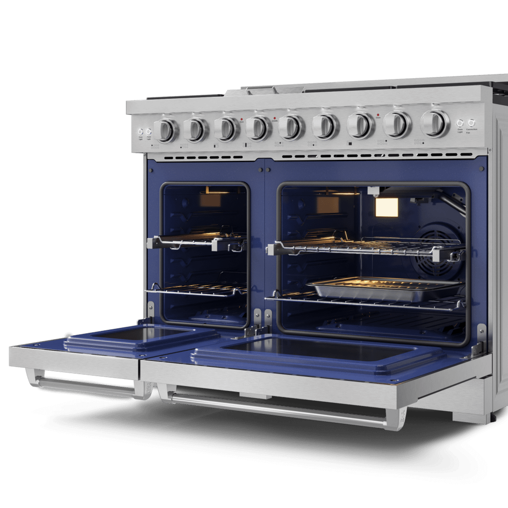 Thor Kitchen RSG48E 48 Inch Professional Gas Range With Pro-Style Knobs In Stainless Steel Gordon Ramsay Series - Rsg48E