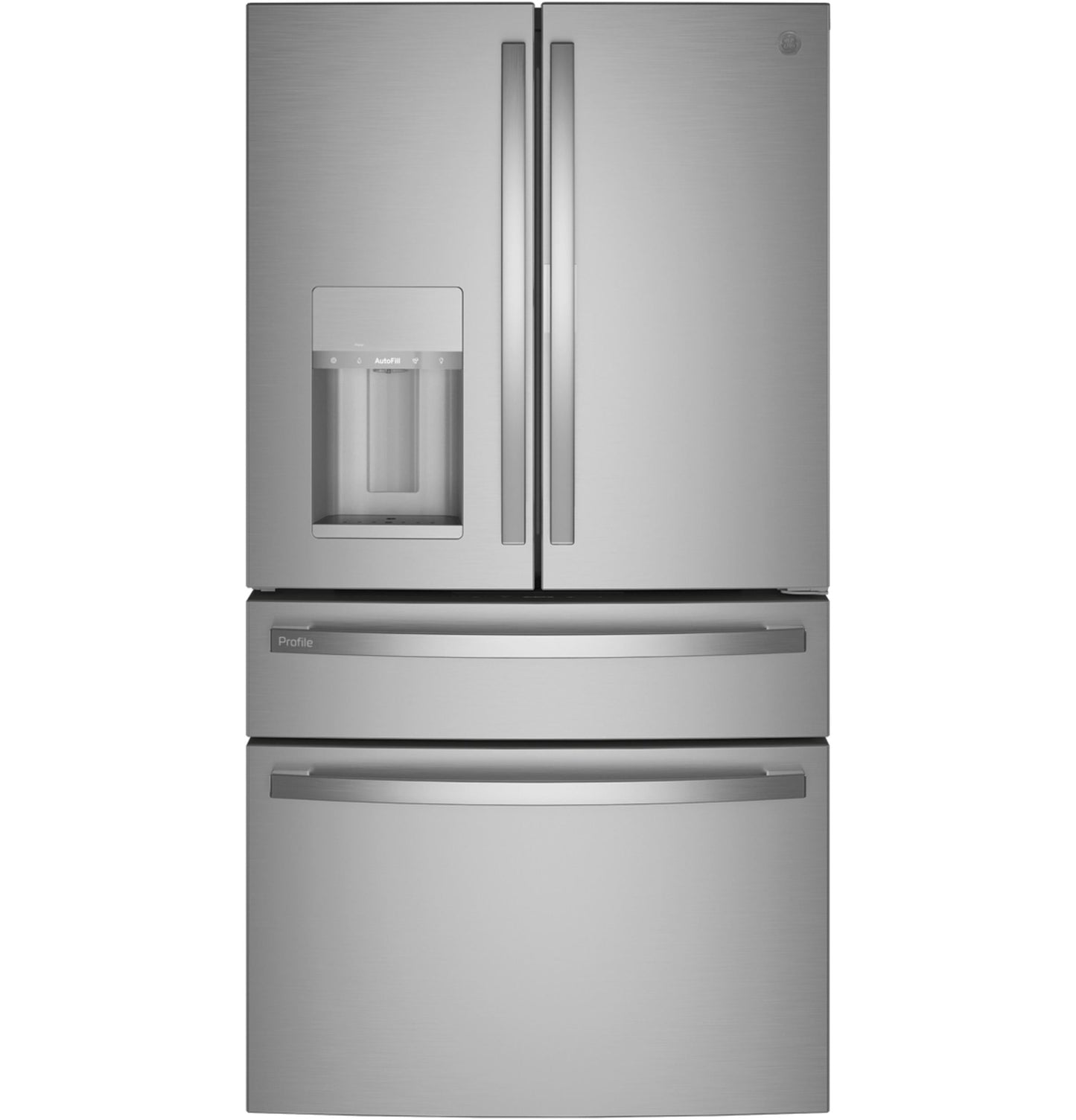 Ge Appliances PXD22BYPFS Ge Profile™ 22.4 Cu. Ft. Smart Counter-Depth Fingerprint Resistant 4-Door French-Door Refrigerator With Door In Door