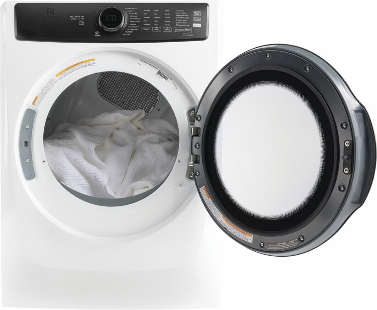 Electrolux ELFE7738AW Electrolux Front Load Perfect Steam™ Electric Dryer With Balanced Dry™ And Instant Refresh - 8.0 Cu. Ft.