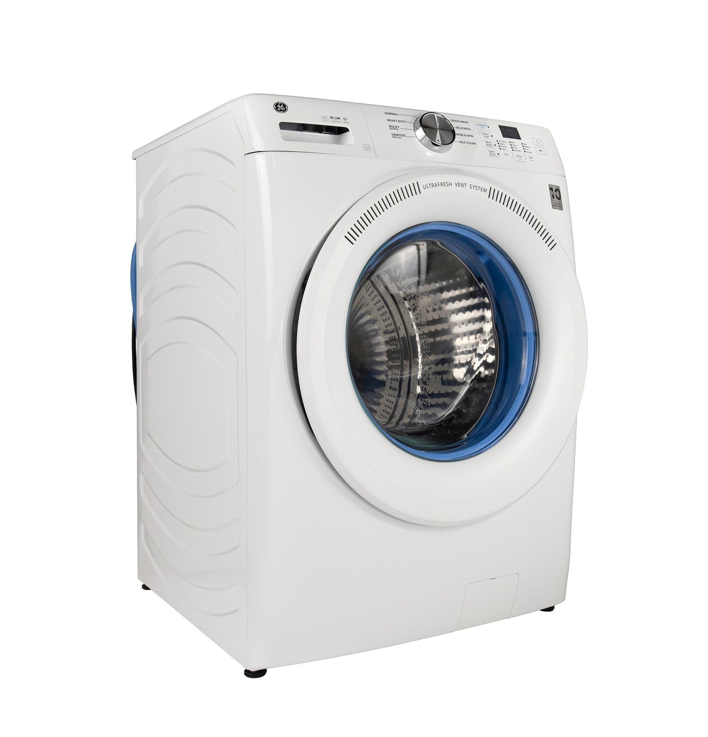 Ge Appliances GFW350SSYWW Ge® Energy Star® 4.6 Cu. Ft. Capacity Smart Front Load Washer With Ultrafresh Vent System With Odorblock™