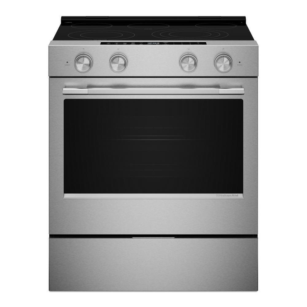 Kitchenaid KSES530SPS 5.3 Cu. Ft. Smart Slide-In Electric Range With Two Even-Heat™ Hyper Elements And Convection Cooking Modes