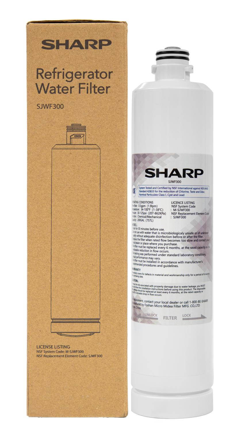 Sharp SJF2955KS Sharp French 3-Door Refrigerator With Water Dispenser
