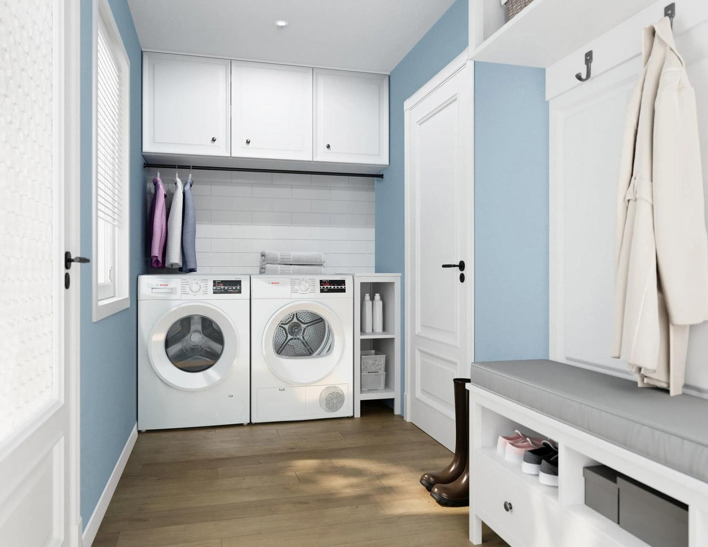 Bosch WGA14400UC 300 Series Compact Washer 1400 Rpm