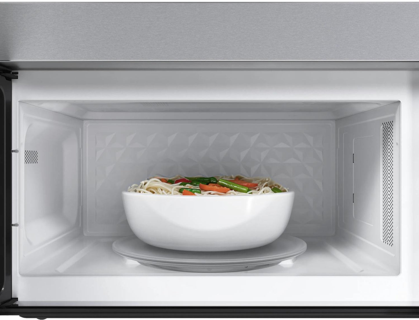 Bosch HMV1055U 100 Series Over-The-Range Microwave 30" Left Sideopening Door, Stainless Steel