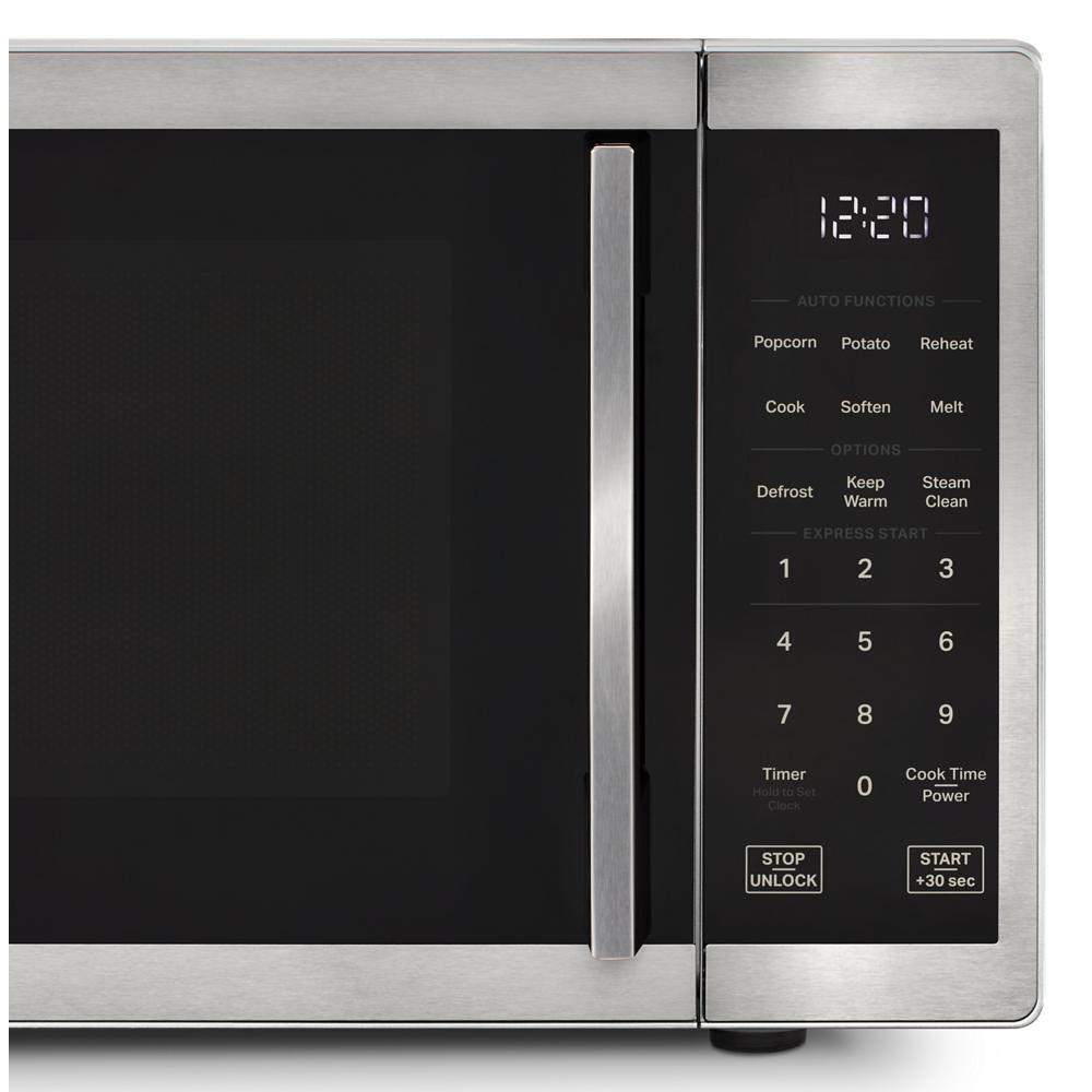 Whirlpool WMCS3019RS 0.9 Cu. Ft. Stainless Steel Countertop Microwave With Steam Clean - 900 Watt