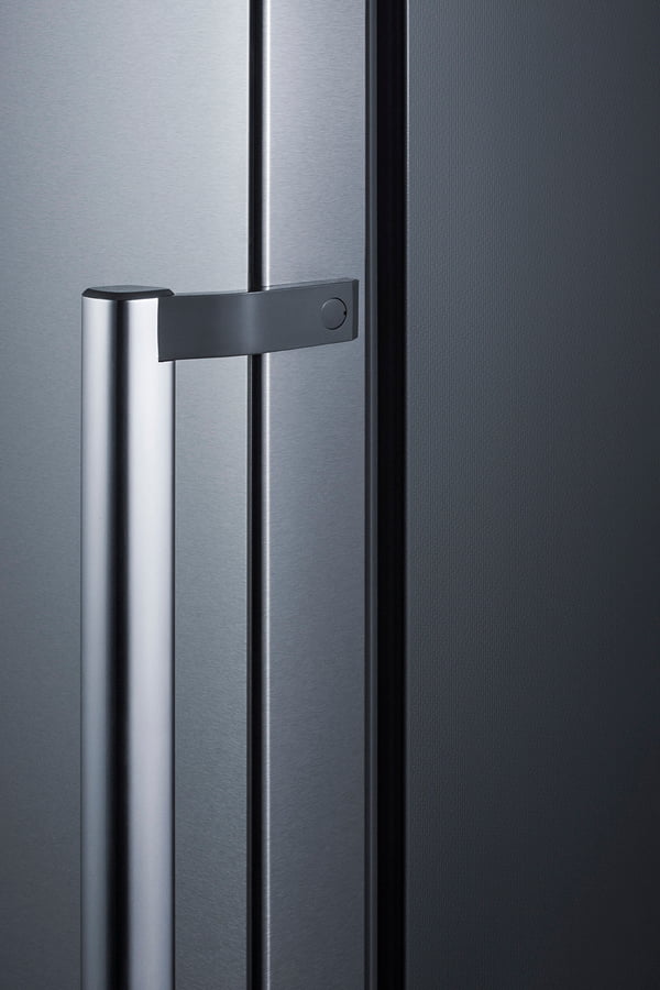 Summit FFBF192SSBIIMLHD 24" Wide Built-In Bottom Freezer Refrigerator With Icemaker