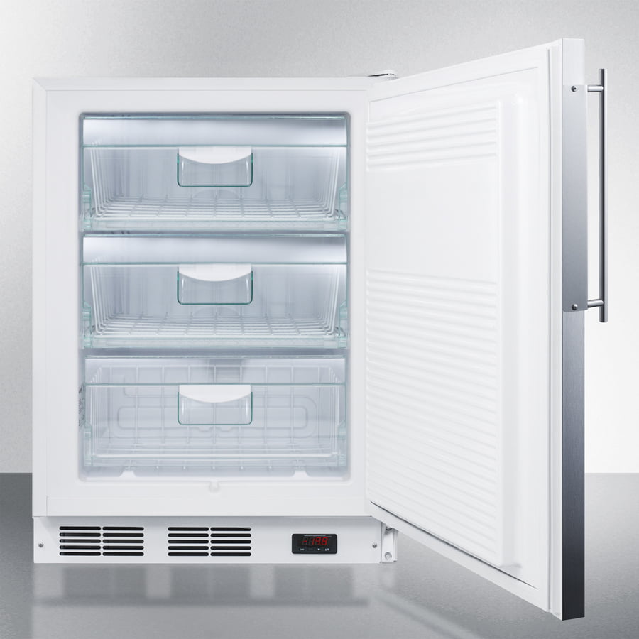 Summit VT65MLBIFRADA Ada Compliant Built-In Medical All-Freezer With Lock, Capable Of -25 C Operation; Door Accepts Panels