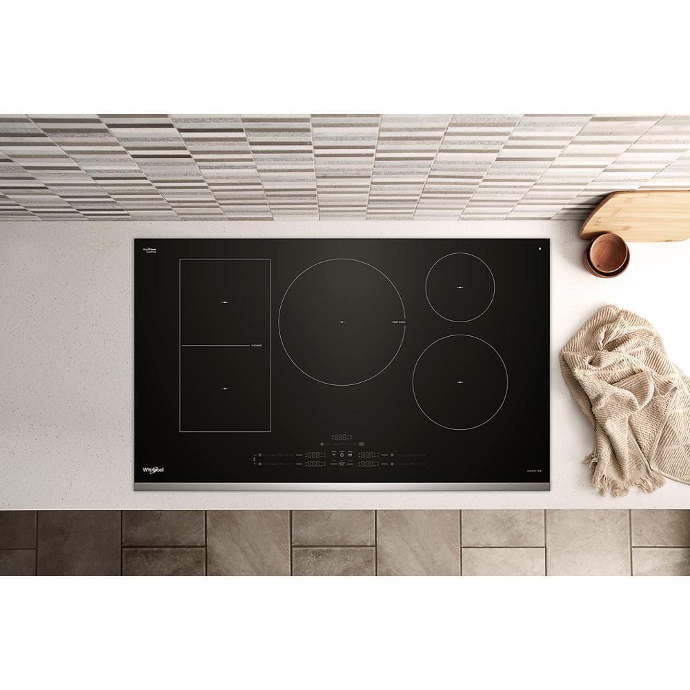 Whirlpool WCIT7536SS 36" Intelligent Induction Cooktop With Temp Cook™ Technology And Wipeclean™ Coating