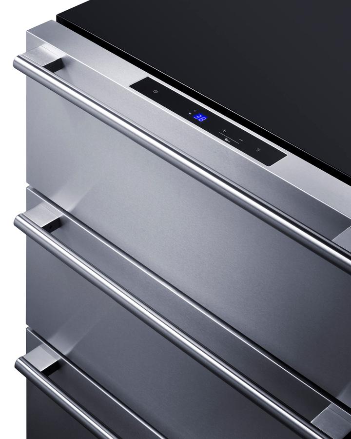 Summit SP6DS3D 24" Wide Built-In 3-Drawer All-Refrigerator