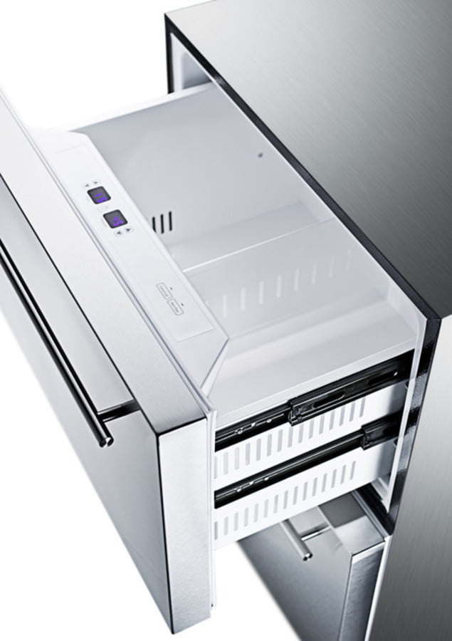 Summit SPRF2D5 24" Wide 2-Drawer Refrigerator-Freezer