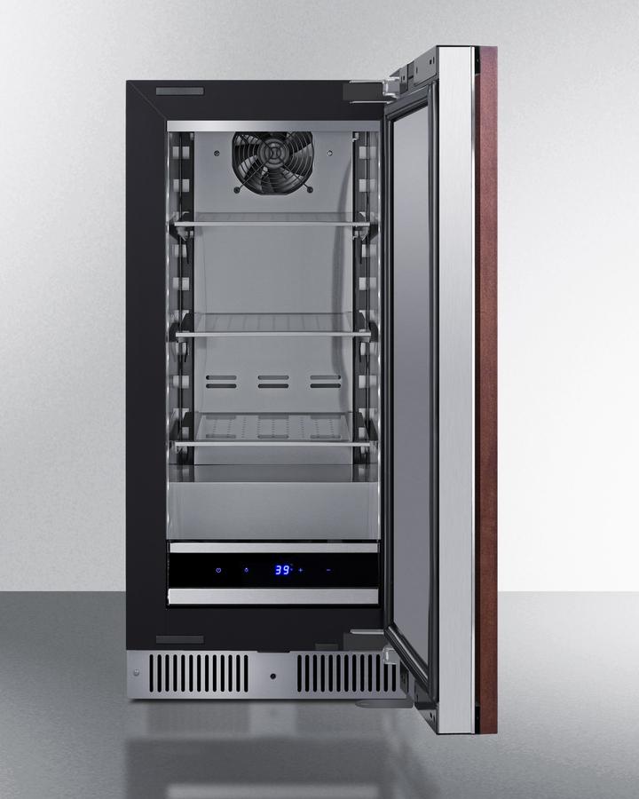 Summit SDHR1534PNR 15" Wide Built-In All-Refrigerator (Panel Not Included)