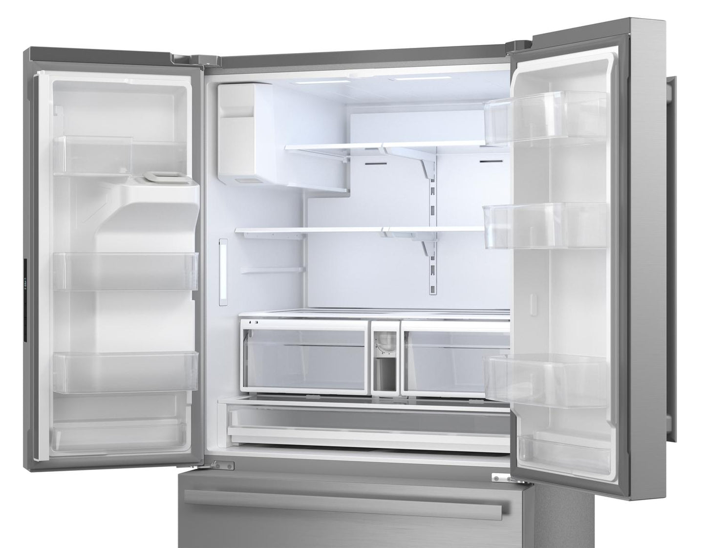 Sharp SJF2955KS Sharp French 3-Door Refrigerator With Water Dispenser