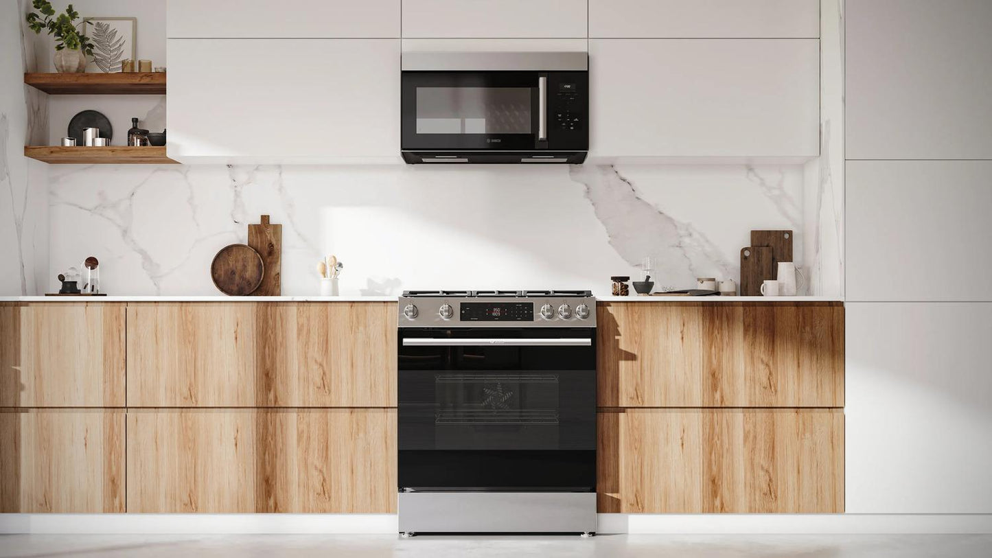 Bosch HGF1050MUC 100 Series Freestanding Gas Range Stainless Steel