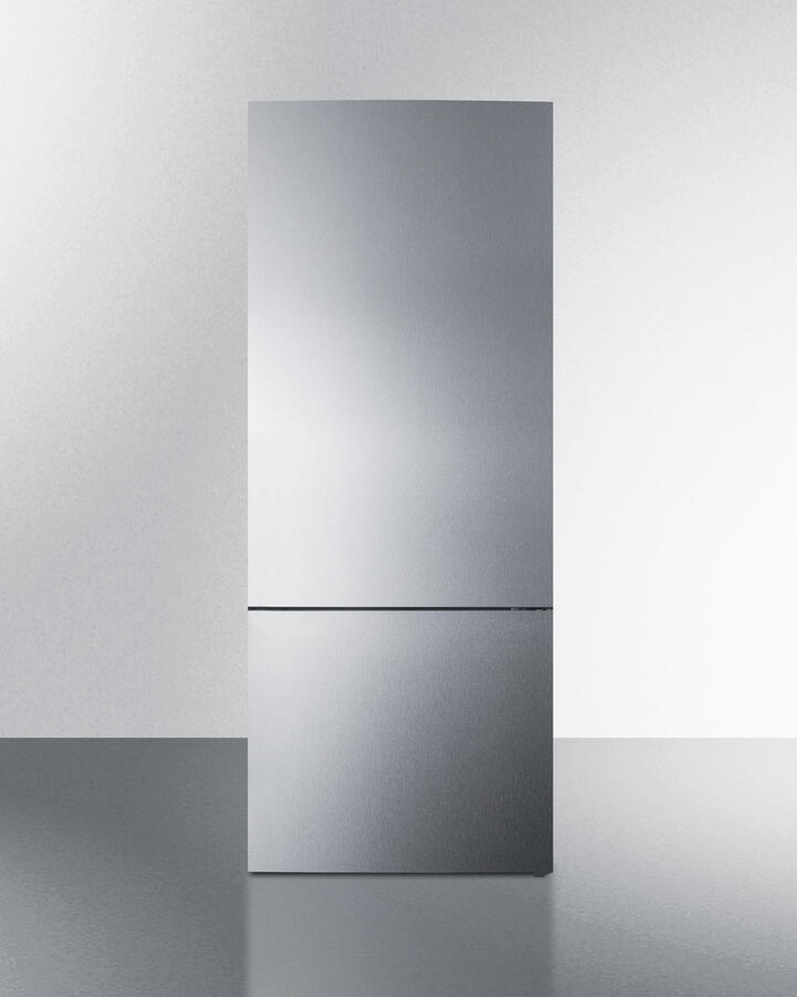 Summit FFBF279SSBI 28" Wide Built-In Bottom Freezer Refrigerator