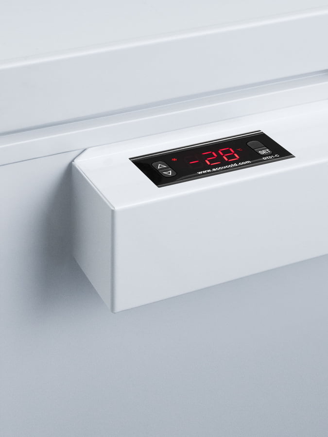 Summit VT85IB Laboratory Chest Freezer Capable Of -30 C (-22 F) Operation With Dual Blue Ice Banks