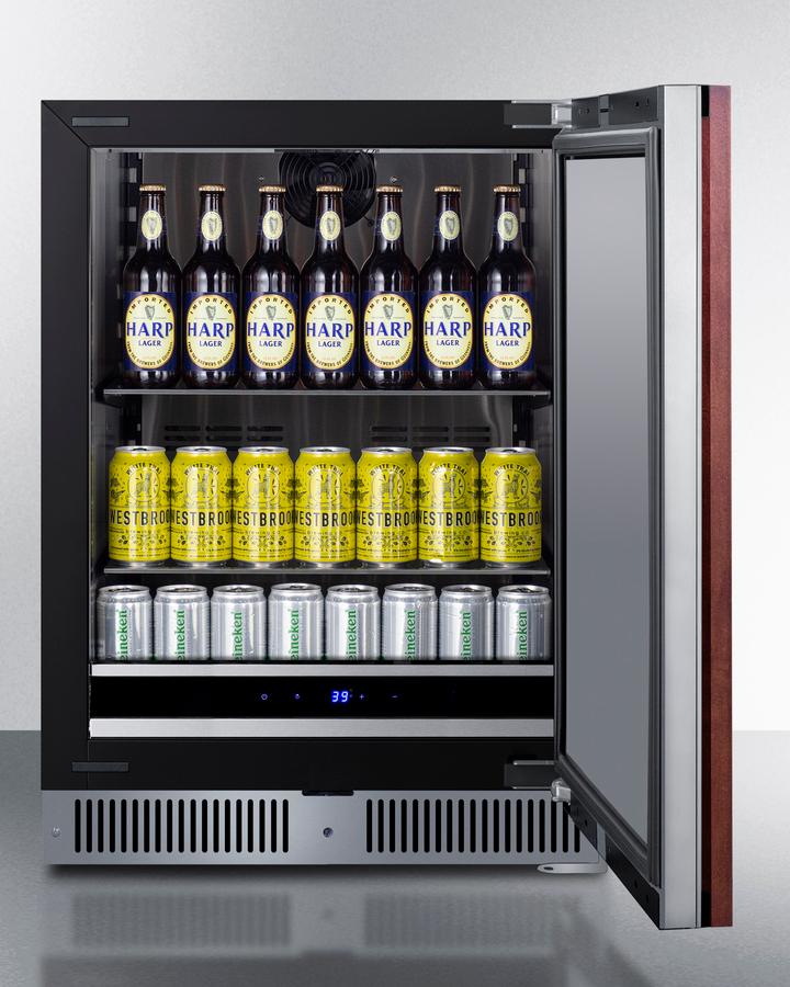 Summit SDHR2444PNRLHD 24" Wide Built-In All-Refrigerator (Panel Not Included)