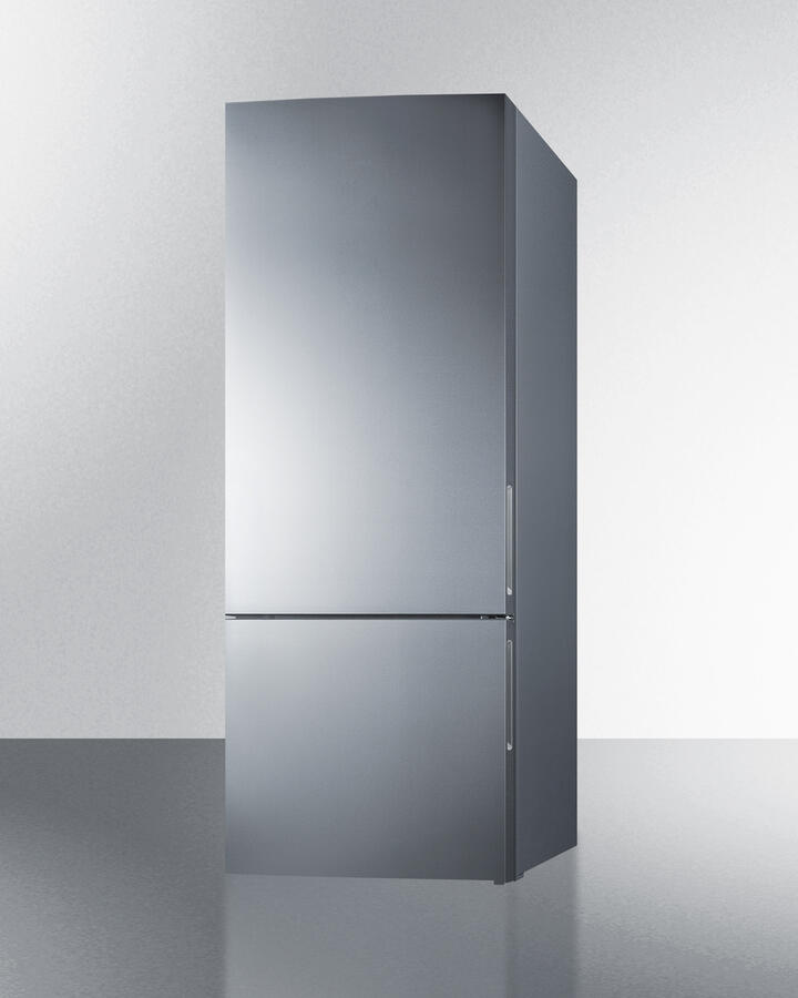 Summit FFBF279SSBI 28" Wide Built-In Bottom Freezer Refrigerator