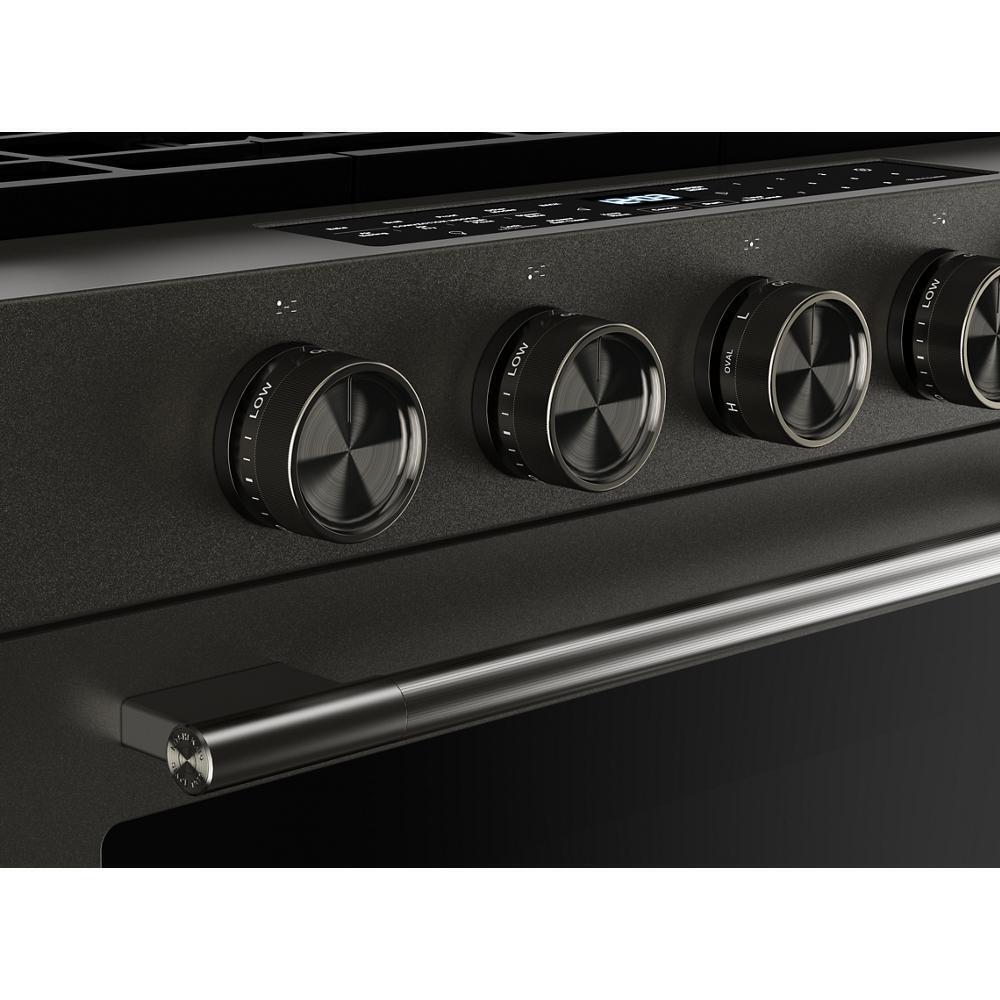 Kitchenaid KSGS530SBE 5.0 Cu. Ft. Smart Slide-In Gas Range With Convection Cooking Modes And 2-In-1 Burner