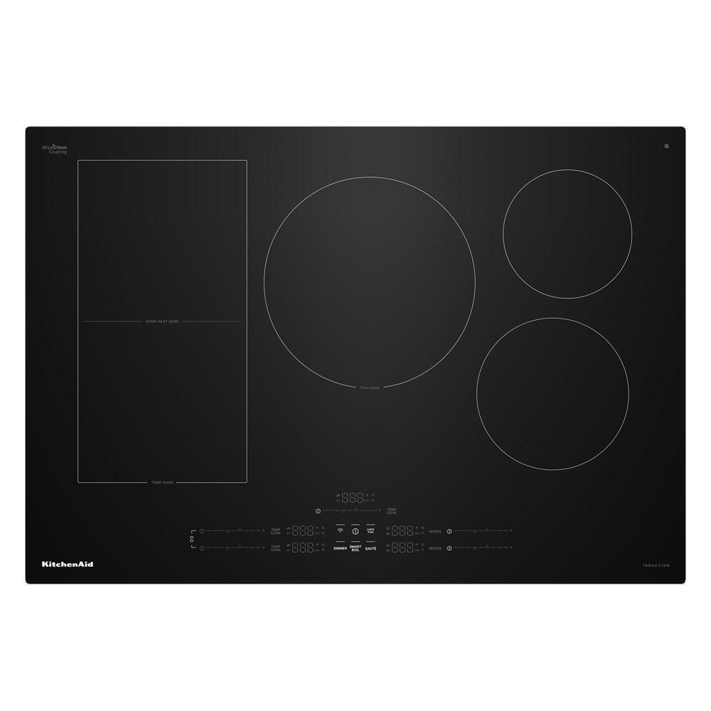 Kitchenaid KCIT730SBL 30" Temp Cook™ Induction Cooktop With 5 Cooking Zones