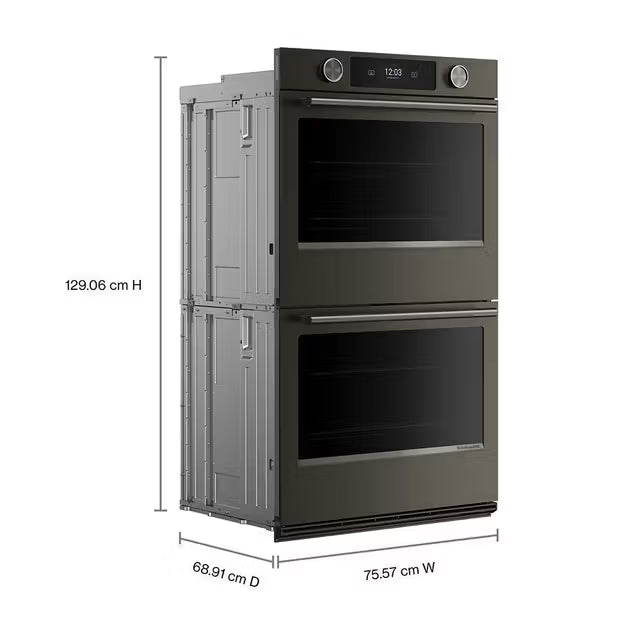 Kitchenaid KOED730SBE Smart Double Wall Oven With Assisted Cook Cycles