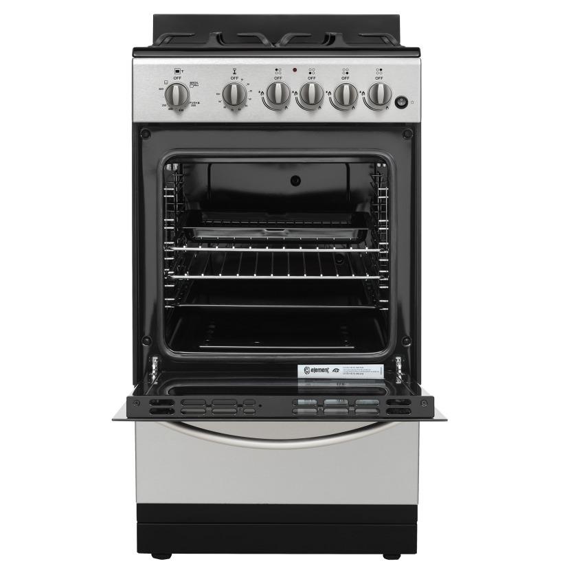 Element Appliance EGR204MCCS Element 1.9 Cu. Ft. 20 Gas Range - Stainless Steel (Egr204Mccs)