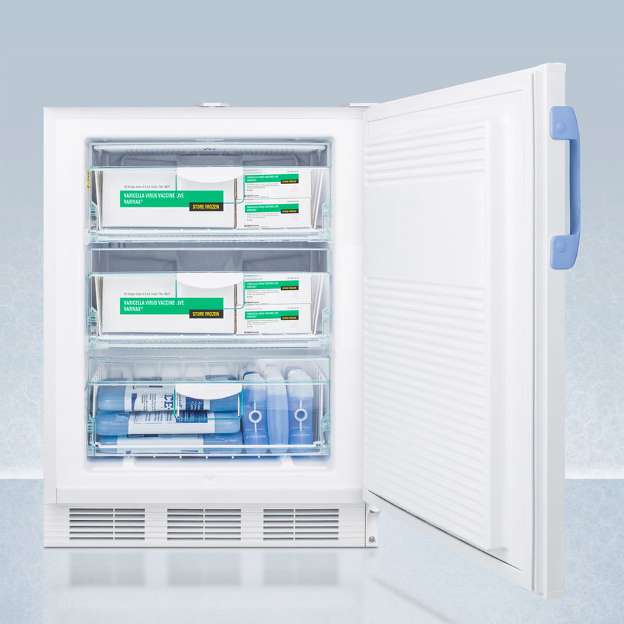 Summit VT65MLBI7MED2ADA Built-In Undercounter Ada Compliant Medical/Scientific -25 C Capable All-Freezer With Front Control Panel Equipped With A Digital Thermostat And Nist Calibrated Thermometer/Alarm