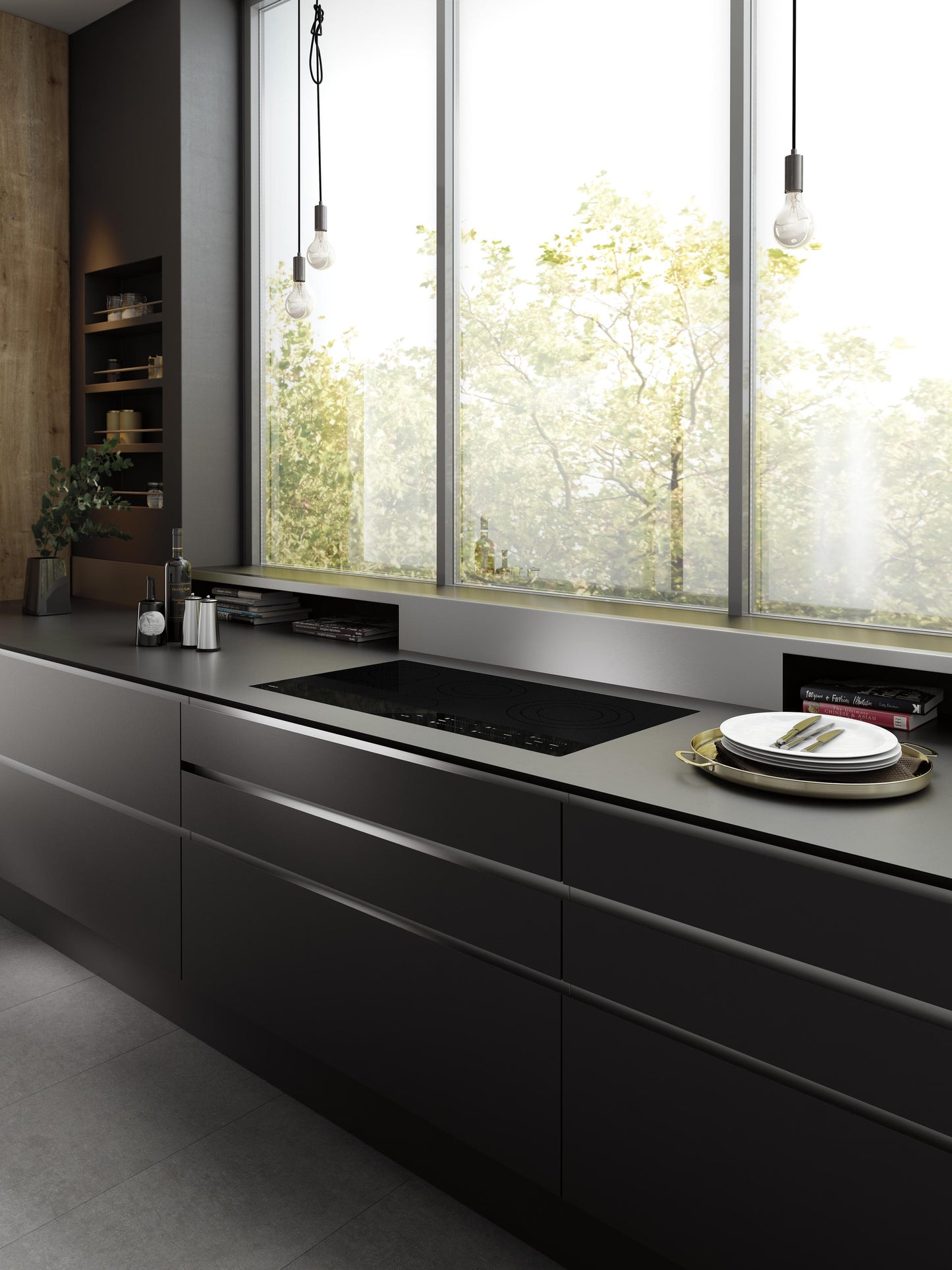 Wolf CE365CB208 36" Contemporary Electric Cooktop
