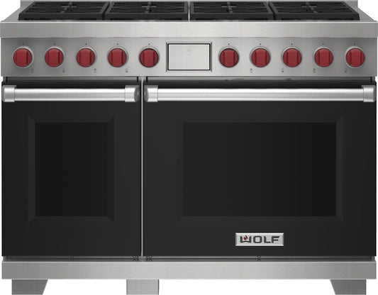 Wolf DF48850BKPLP 48" Dual Fuel Range - 8 Burners