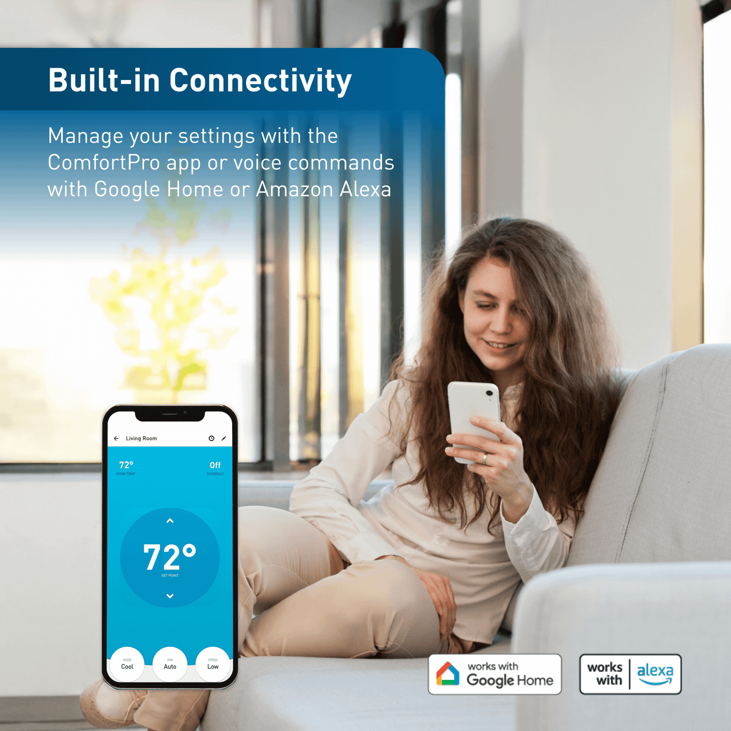 Friedrich ZCP10SB Friedrich Zoneaire Compact 10,000 Btu Single-Hose Smart Portable Air Conditioner