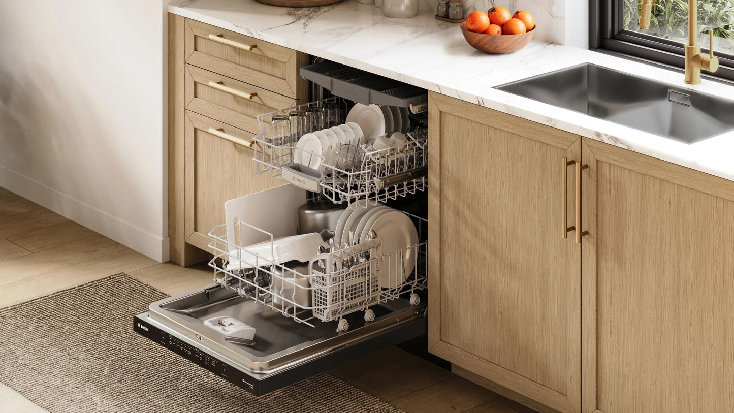 Bosch SHP65DM6N 500 Series, Built-Under Dishwasher, 24'', Black